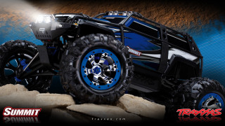 Toy truck light rock formation - tire free wallpaper