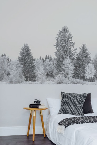 Bedroom wall mural trees small - free winter wallpaper for mobile