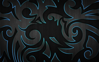 Black background blue swirls wooden - the bottom free wallpaper for desktop