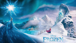 Frozen princess mountain lake aurora - princess free wallpaper