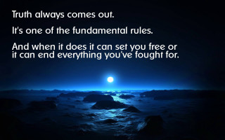 Quote dark background blue light - turnaround free wallpaper
