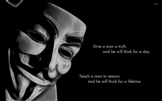Masked guy quote truth think - he free wallpaper