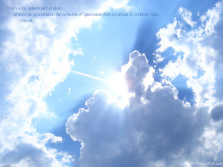 Blue sky white cloud sun - important free wallpaper