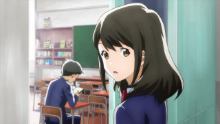 Girl blue uniform classroom boy - a classroom free wallpaper