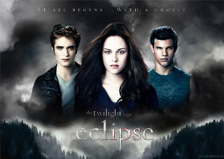 Twilight saga eclipse poster characters - free dark wallpaper