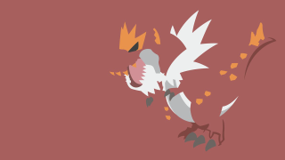 Bird crown flying wings spread - a crown free wallpaper