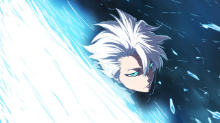 Man white hair blue eyes - rossdraw global illumination free wallpaper