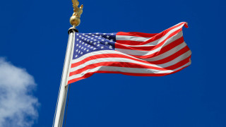 Gold eagle flag flying wind - u free wallpaper