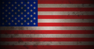 Grungy american flag stars stripe - plain background free wallpaper for desktop