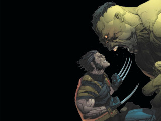 Wolverine bear fighting dark claws - andrew robinson free wallpaper