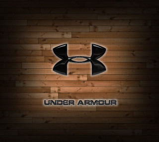 Wooden wall under armour logo - under free wallpaper for tablet