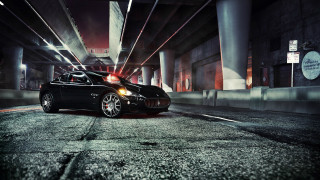 Car tunnel night cobra city - its light free wallpaper