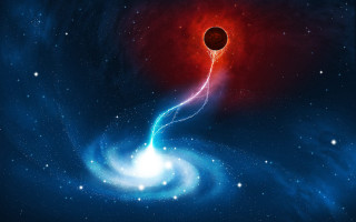 Blue red spiral object sky 3 - christopher balaskas free wallpaper for desktop