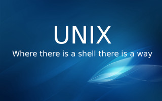 Blue background white text unix - ghost in the shell free wallpaper
