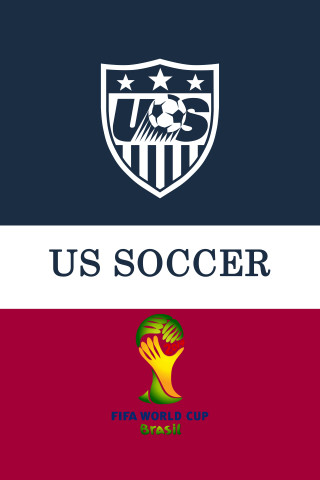 Soccer logo usa world cup 2 - typographic free wallpaper for mobile