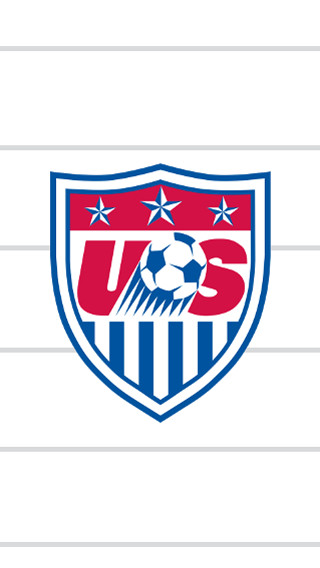 Soccer ball shield stars usa - typographic free wallpaper for mobile