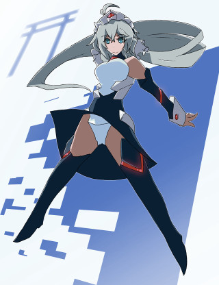 Woman flying outstretched outfit portrait - leg free wallpaper for mobile