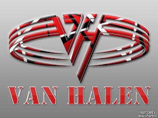 Van halen logo red white - graphic design free wallpaper