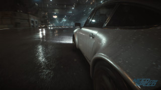 Car driving night rain street - rain free wallpaper