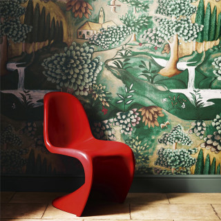 Red chair wall painting red - a red chair free wallpaper for tablet