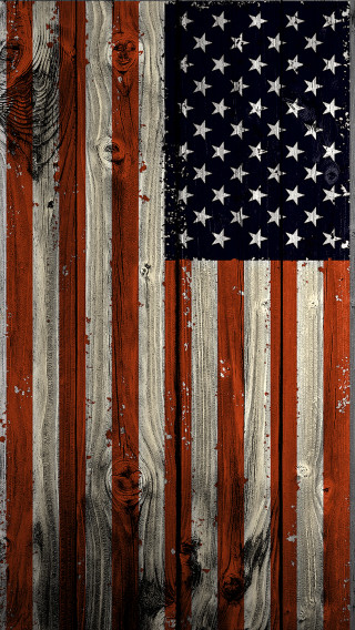 Wooden american flag grungy background 2 - a grungy background free wallpaper for mobile