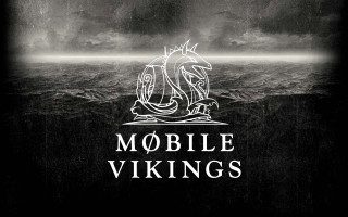 Black white viking ship mobile - colin moss free wallpaper