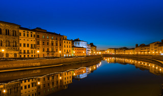 River city night tall buildings 7 - a city next free wallpaper for desktop