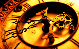 Close up clock face hands - a close up of a clock free wallpaper