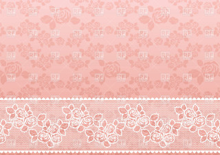 Pink background white lace flowers - fine foliage lace free wallpaper for desktop