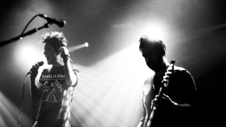 Man microphone stage speaking performance - dan smith free wallpaper