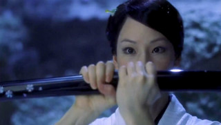 Woman holding sword surprised expression - chen yifei free wallpaper