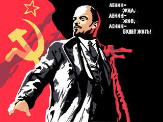Man suit tie hammer flag - socialist free wallpaper