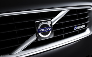 Volvo logo front car dark - vorticism free wallpaper