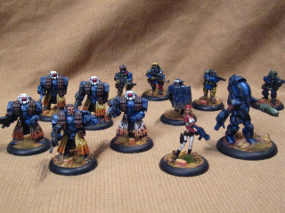 Painted warhammers table brown cloth - painted free wallpaper