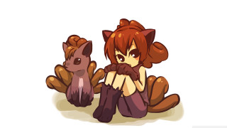 Cartoon cat dog sitting paws - their paw free wallpaper