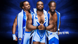 Three men blue uniforms posing - elite free wallpaper for desktop