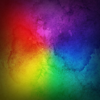 Rainbow grunge paint wall background - bottom free wallpaper for tablet