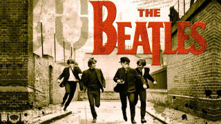 Beatles movie poster three men - suit and hats free wallpaper