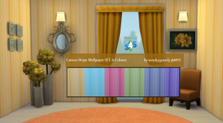 Room large window colorful wallpaper - pastel color palette free wallpaper