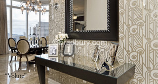 Table vase flowers mirror chandelier - the wall above free wallpaper