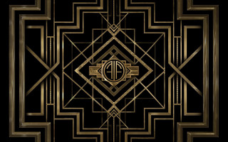 Black gold art deco diamond - brian alfred free wallpaper
