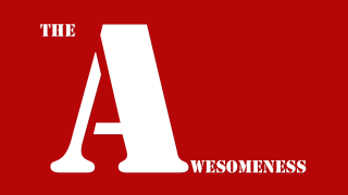 The awesomeness red background white - letter free wallpaper for desktop