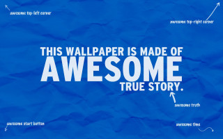 Blue poster quote says image - true free wallpaper
