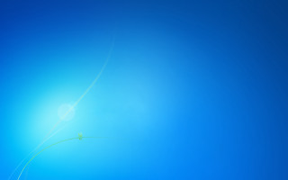Blue sky green kite flying 2 - single free wallpaper