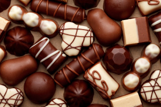 Chocolates decadent rococo pastel basketball - chocolate free wallpaper
