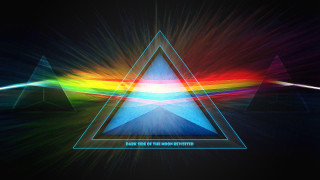 Triangle rainbow light side - a rainbow light free wallpaper