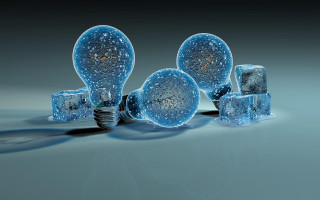 Light bulbs ice cubes gray - light bulb free wallpaper