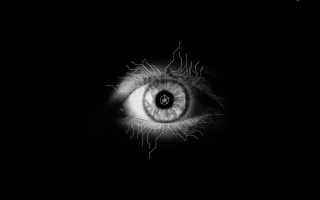 Black white eye background eyeball - david firth free wallpaper for desktop
