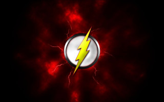 Flash logo lightning bolt center - everett warner free wallpaper