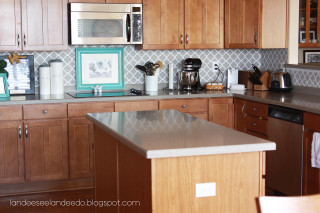 Kitchen counter modern design interior - a kitchen free wallpaper